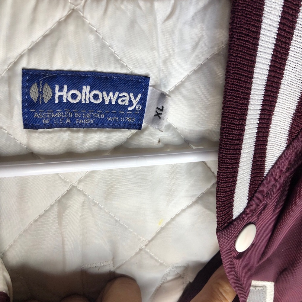 Source Unknown Maroon Cavaliers Baseball Jacket - image 6